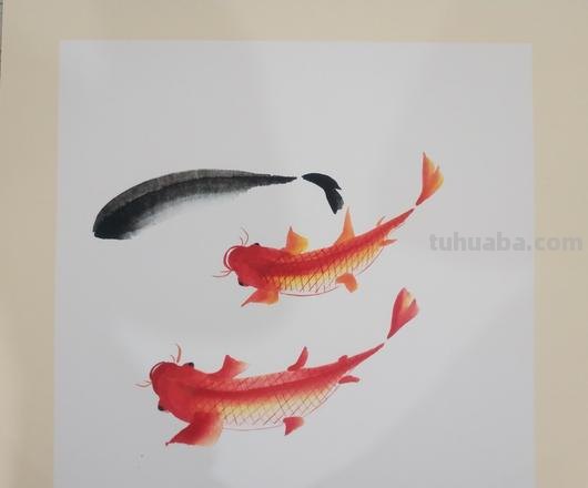 「国画教程」鲤鱼的画法
