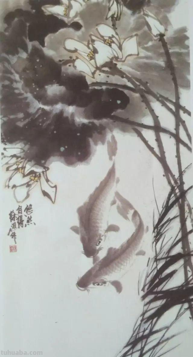 「国画教程」鲤鱼的画法