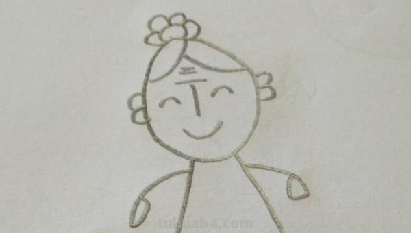 老奶奶怎么画简笔画 简笔画老奶奶的画法？