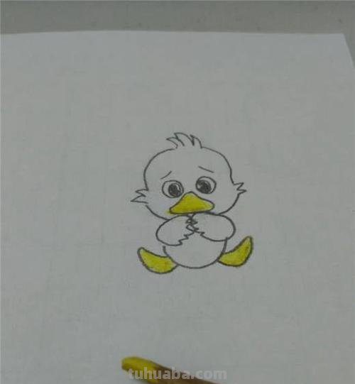 简笔画丑小鸭怎么画 儿童简笔画丑小鸭的画法？