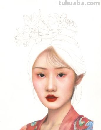用彩铅画古代背景怎么画 画彩铅画是先写字还是先涂背景？
