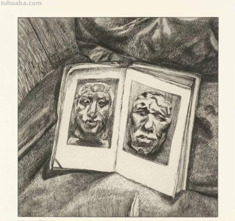 大师卢西安·弗洛伊德素描作品︱艺术名画