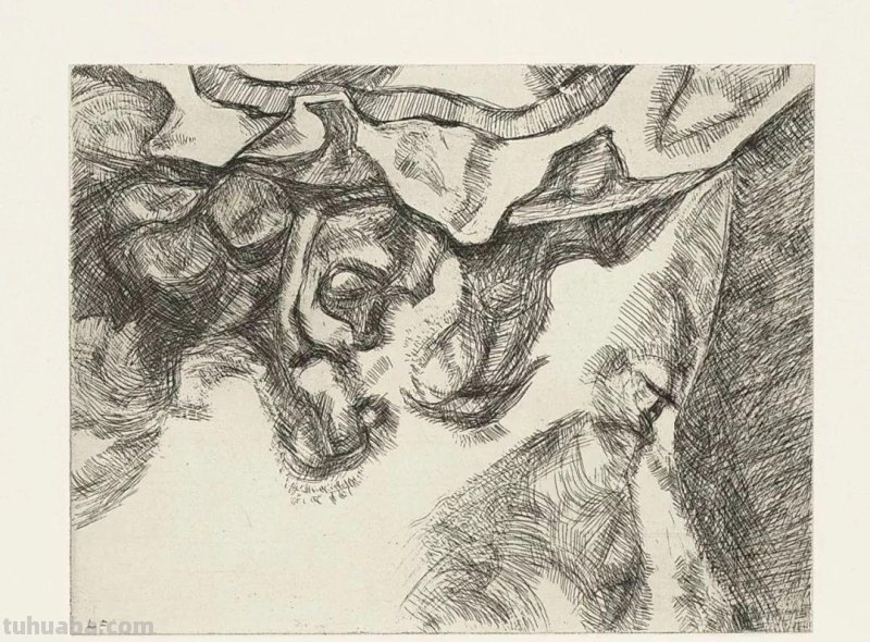 大师卢西安·弗洛伊德素描作品︱艺术名画