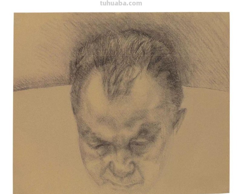 大师卢西安·弗洛伊德素描作品︱艺术名画