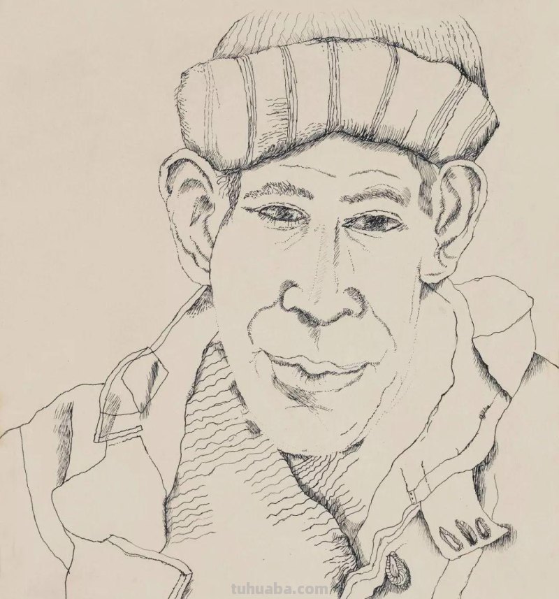 大师卢西安·弗洛伊德素描作品︱艺术名画