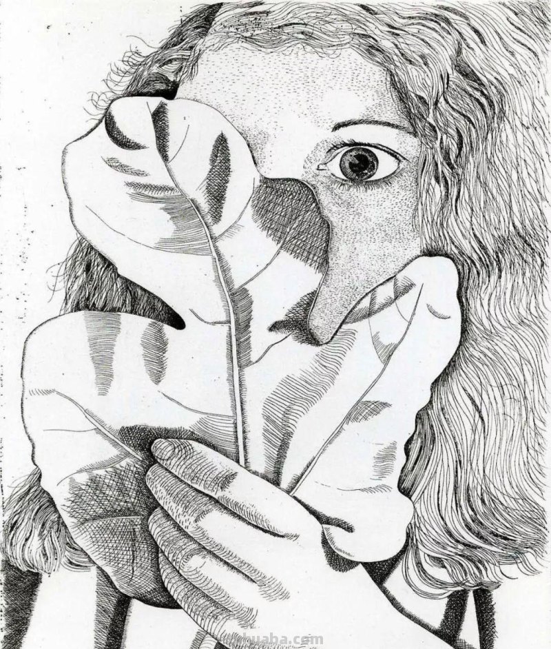大师卢西安·弗洛伊德素描作品︱艺术名画