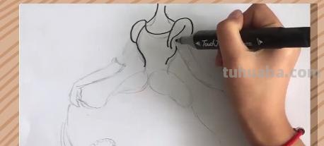 彩铅画美女古装裙子怎么画 最简单漂亮裙子的画法？