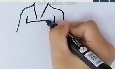 彩铅画美女古装裙子怎么画 最简单漂亮裙子的画法？