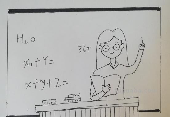 长发老师简笔画怎么画 老师怎么画呢？