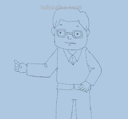 长发老师简笔画怎么画 老师怎么画呢？