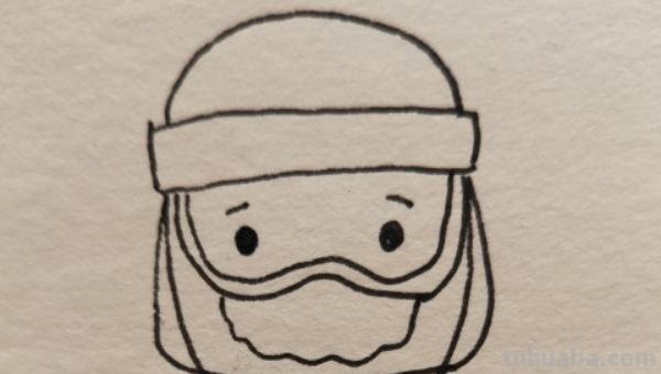 女医生怎么画简笔画 怎样画简笔画——穿防护服的医护人员？