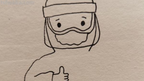 女医生怎么画简笔画 怎样画简笔画——穿防护服的医护人员？