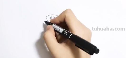 女医生怎么画简笔画 怎样画简笔画——穿防护服的医护人员？