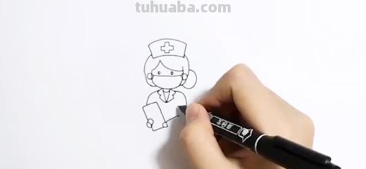 女医生怎么画简笔画 怎样画简笔画——穿防护服的医护人员？