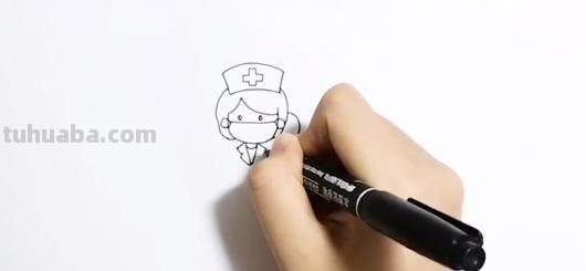 女医生怎么画简笔画 怎样画简笔画——穿防护服的医护人员？