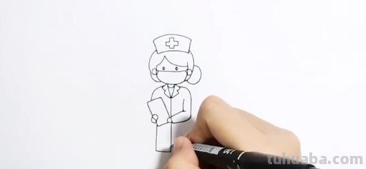 女医生怎么画简笔画 怎样画简笔画——穿防护服的医护人员？