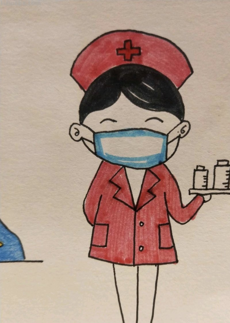 女医生怎么画简笔画 怎样画简笔画——穿防护服的医护人员？