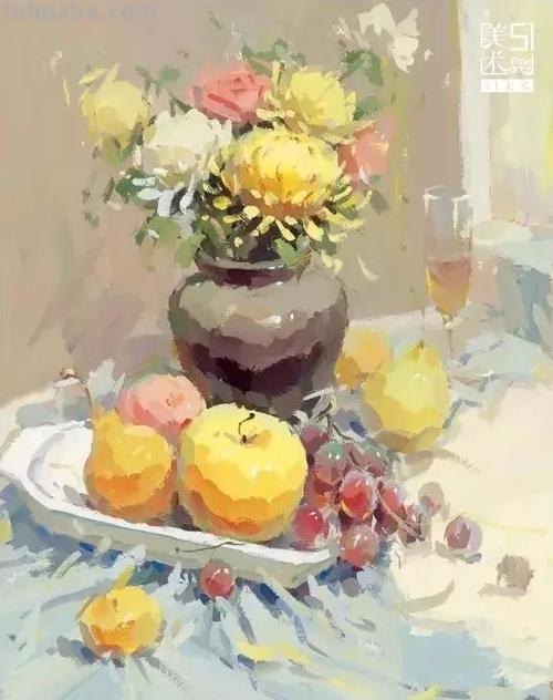 【如何运用暖色调调出色彩静物的美感】-涂画吧小编教你