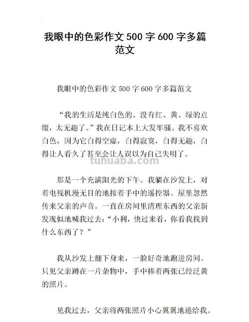 我喜欢的色彩作文:色彩的魅力