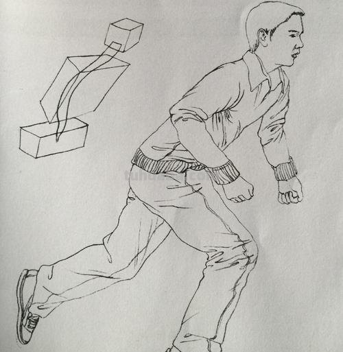 速写人物跑跳 人物速写步骤?
