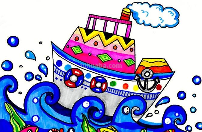 轮船色彩及轮船色彩画:探究船舶色彩对人们情感的影响