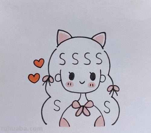 人怎么画简笔画女孩 可爱小女孩的简笔画？