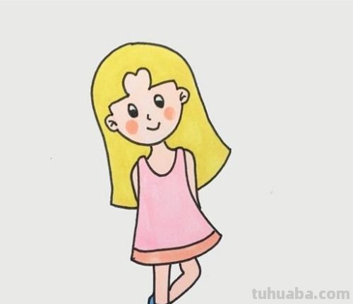 人怎么画简笔画女孩 可爱小女孩的简笔画？
