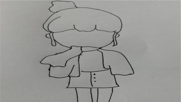 人怎么画简笔画女孩 可爱小女孩的简笔画？