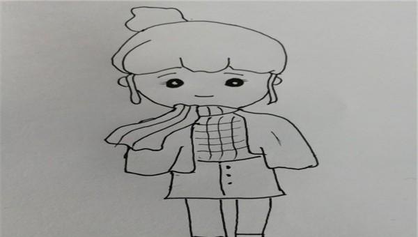 人怎么画简笔画女孩 可爱小女孩的简笔画？