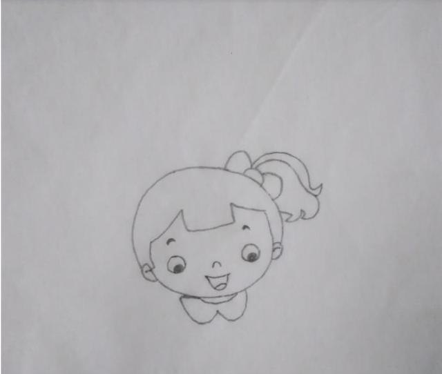 人怎么画简笔画女孩 可爱小女孩的简笔画？