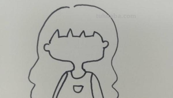 人怎么画简笔画女孩 可爱小女孩的简笔画？
