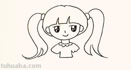 人怎么画简笔画女孩 可爱小女孩的简笔画？