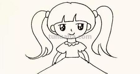 人怎么画简笔画女孩 可爱小女孩的简笔画？