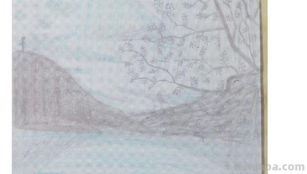 大海沙滩夜晚彩铅画怎么画 如何用彩笔画大海？