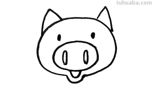 怎么画猪的简笔画 幼儿简笔画小猪的画法？
