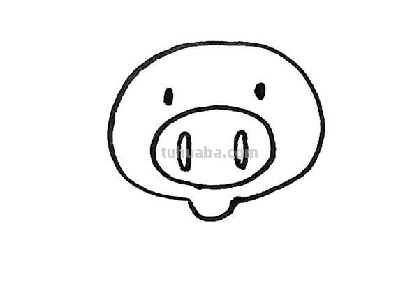 怎么画猪的简笔画 幼儿简笔画小猪的画法？
