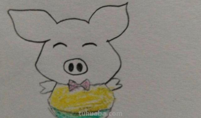 怎么画猪的简笔画 幼儿简笔画小猪的画法？