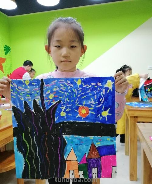 如何用色彩画出美丽的星空?