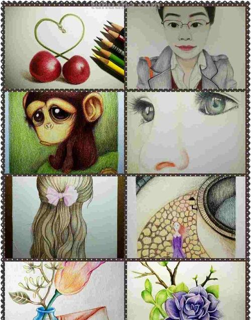 这100幅彩铅画，我猜你一定都想收藏起来！