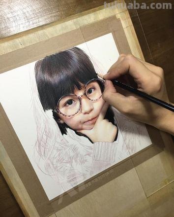 彩铅写实作品，画的令人佩服
