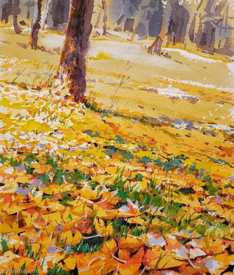 54种类型水彩绘画作品分享，喜欢水彩的点击收藏起来练手