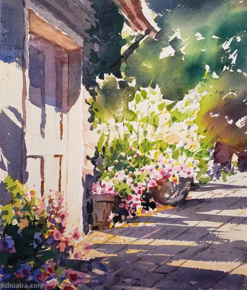 54种类型水彩绘画作品分享，喜欢水彩的点击收藏起来练手