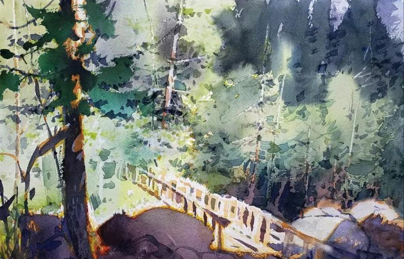 54种类型水彩绘画作品分享，喜欢水彩的点击收藏起来练手