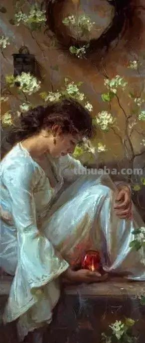 油画大师笔下53位优雅女性，美从来都隐藏在背后