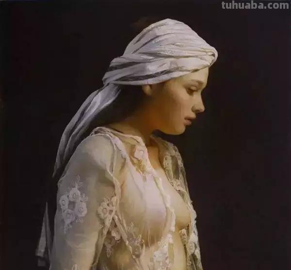 油画大师笔下53位优雅女性，美从来都隐藏在背后