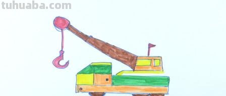 吊车画技巧速写 吊车儿童画?