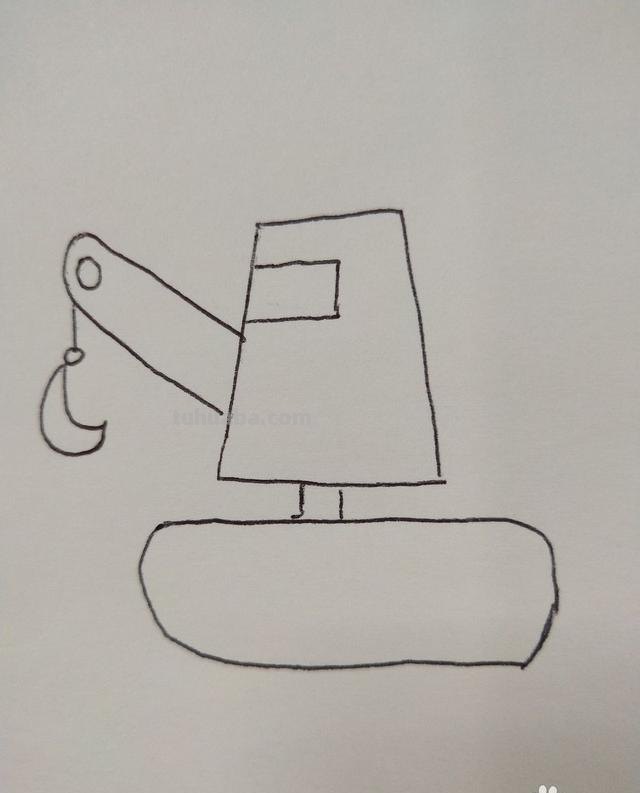 吊车画技巧速写 吊车儿童画？