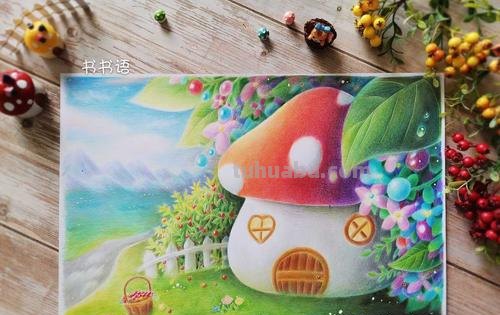 水溶性彩铅画怎么画背景 彩铅背景怎么铺?