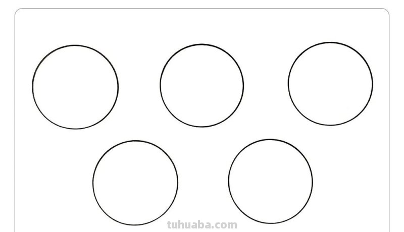 圆形画可爱的水果简笔画，你喜欢哪种呢？你还能画出更多吗？
