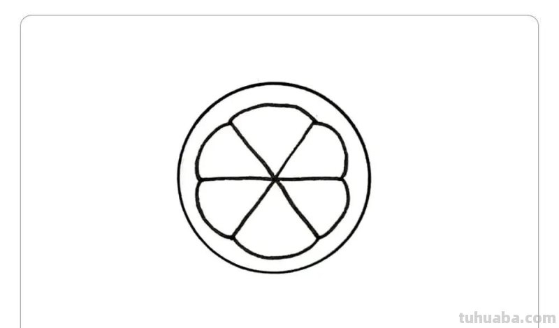 圆形画可爱的水果简笔画，你喜欢哪种呢？你还能画出更多吗？